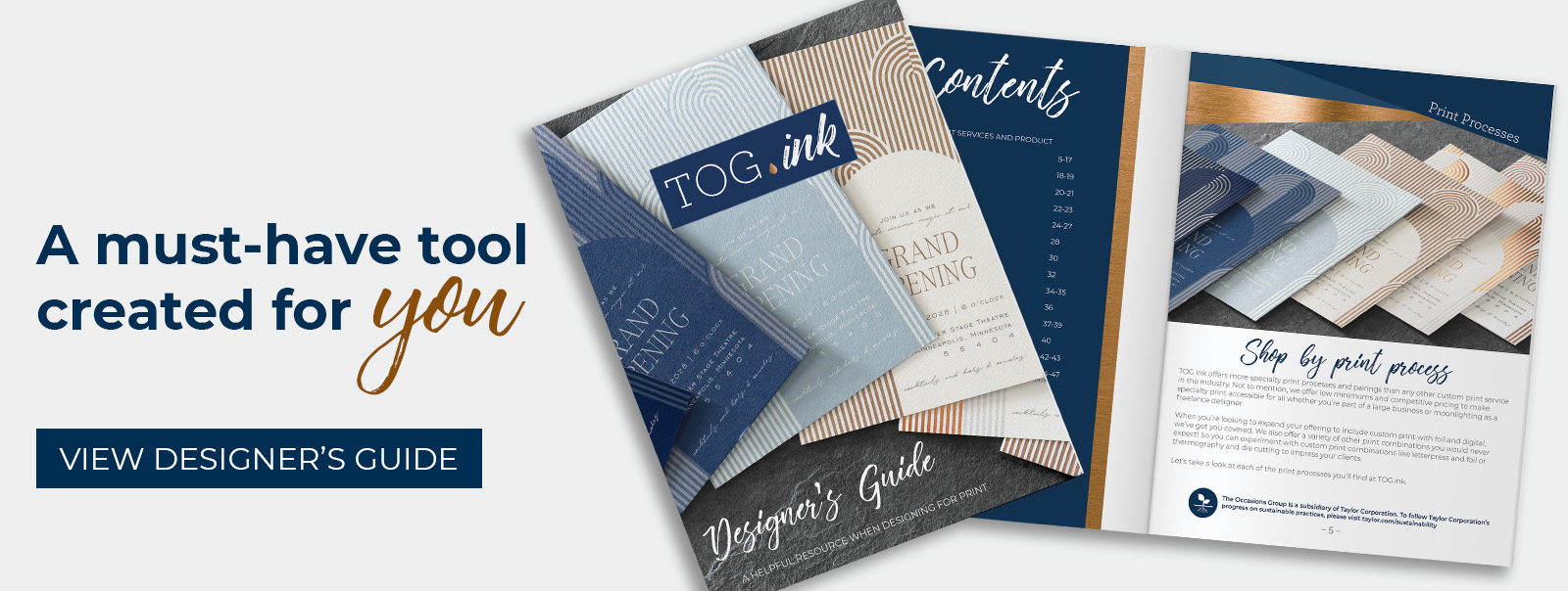 A must-have tool created for you. View Designer's Guide.