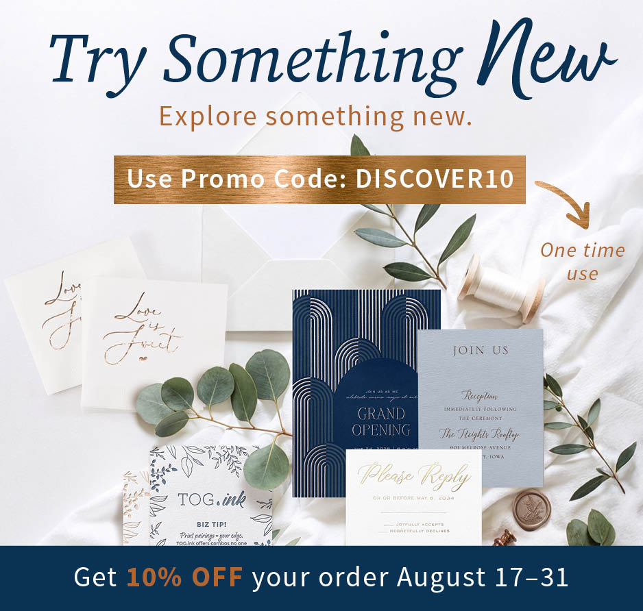 Get 10% off your order with promo code DISCOVER10.