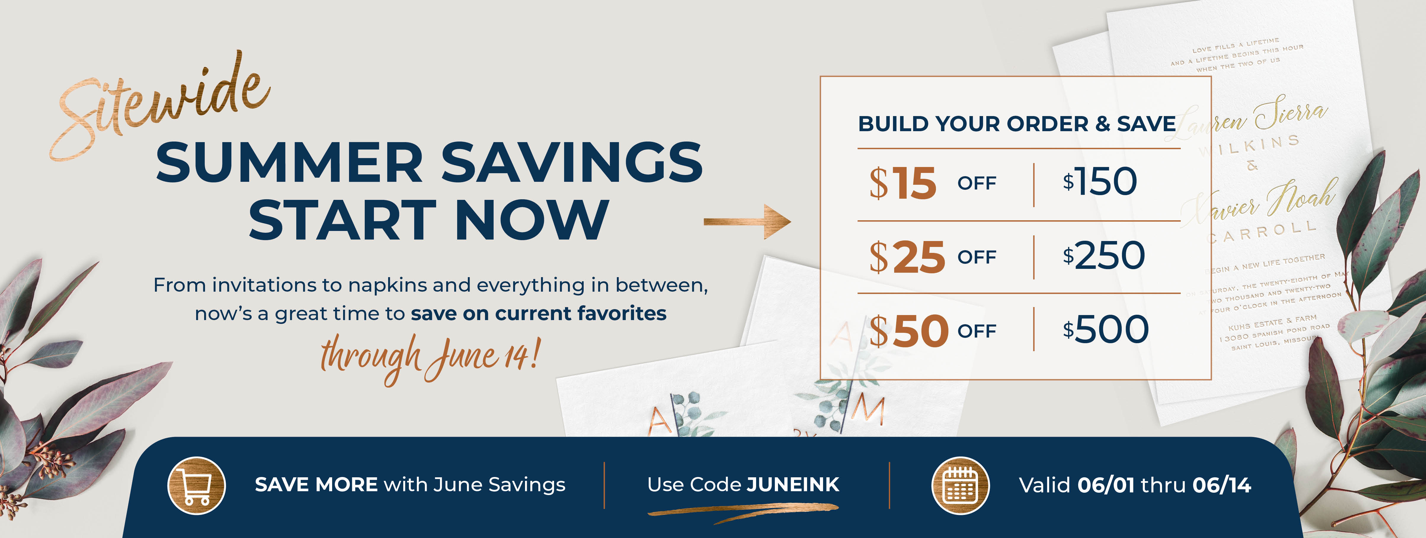 Use promo code JUNEINK through 6/14/26.